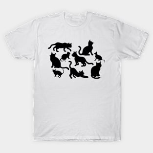 Cats For Halloween , Optical Illusion T-Shirt